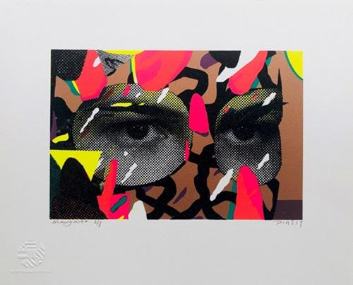 Paul Insect (British 1970-), 'In A Dreamland (Bronze)',: Paul Insect (British 1970-), 'In A Dreamland (Bronze)', 2019, screen print in colours metallic ink and applied glitter on wove paper, signed, dated, inscribed 'Margate' and numbered from an edition of