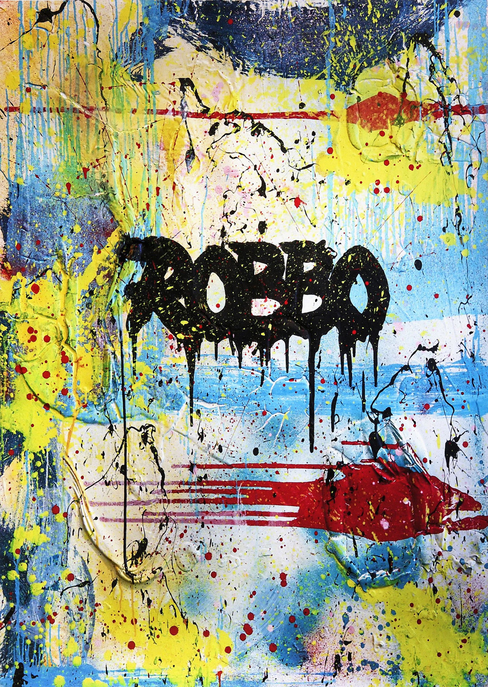 ROBBO (British 1969-2014), 'Devil Fish', 2013: ROBBO (British 1969-2014), 'Devil Fish', 2013, giclee on 308gsm paper, numbered from an edition of 50, published by Pure Evil Gallery; sheet: 81.5 x 61cm ARR