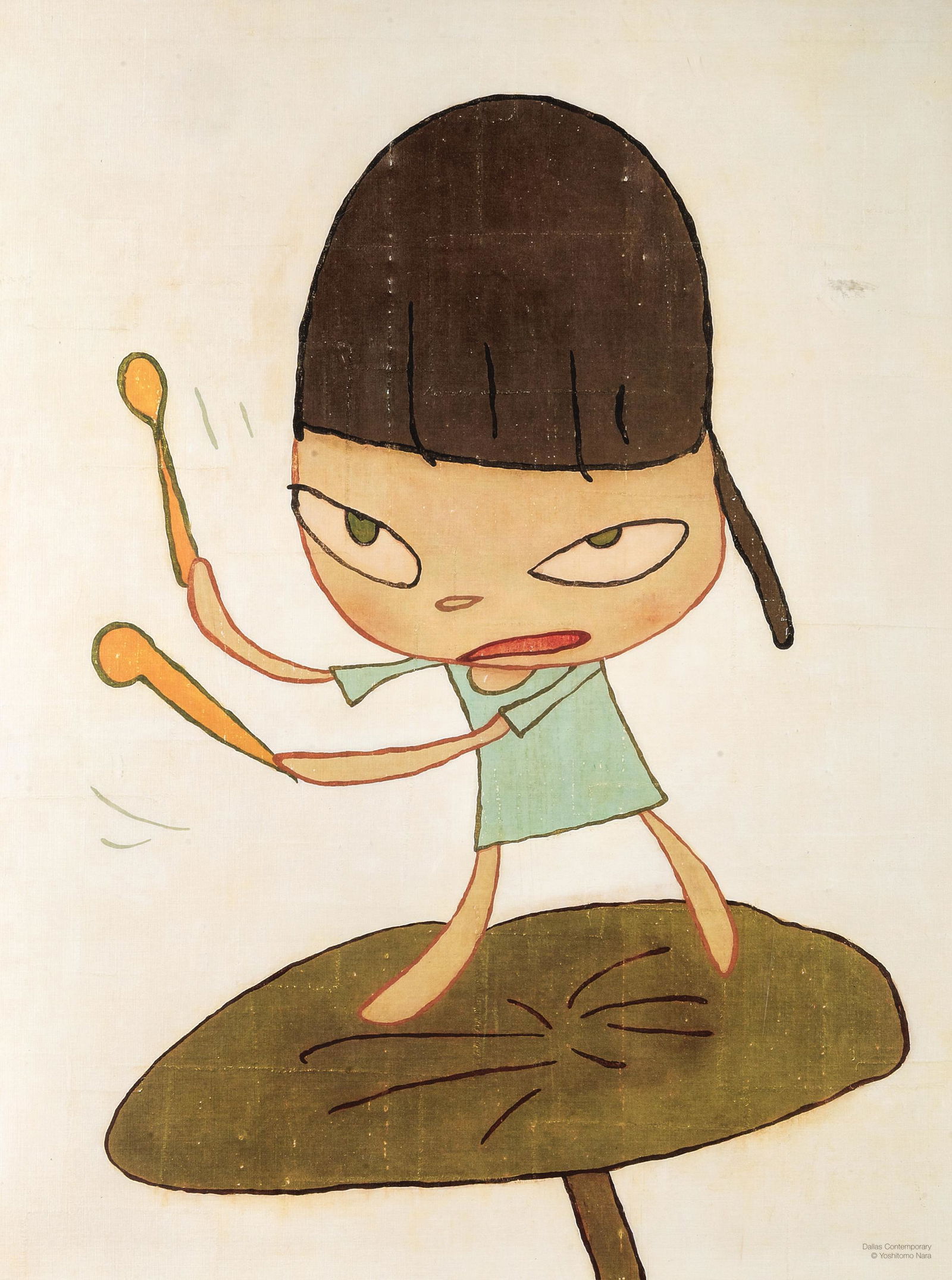 Yoshitomo Nara (Japanese 1959-), 'Marching On A (1 of 1)