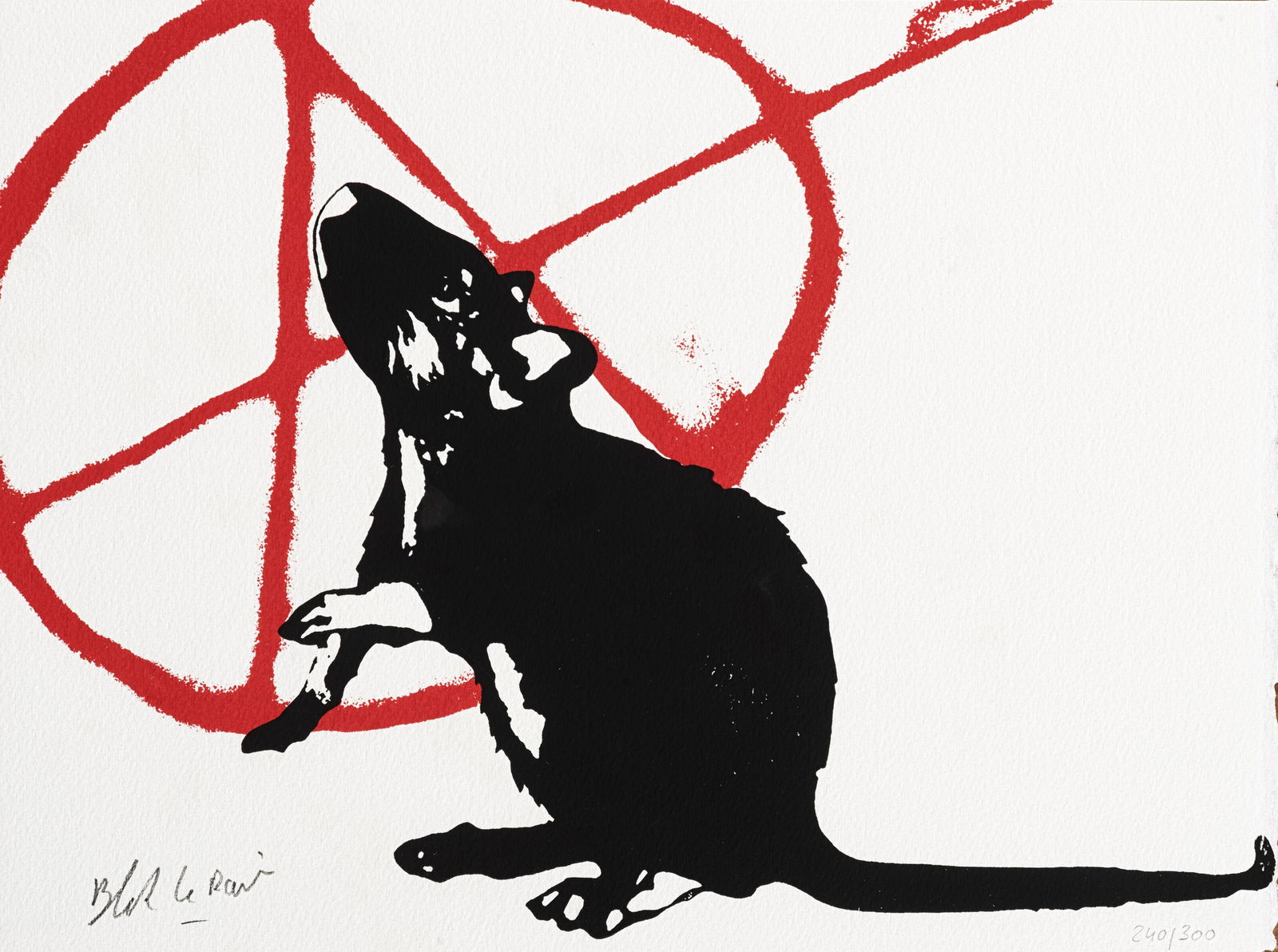 Blek Le Rat (French 1951-), 'The Anarchist', 2020 (1 of 1)