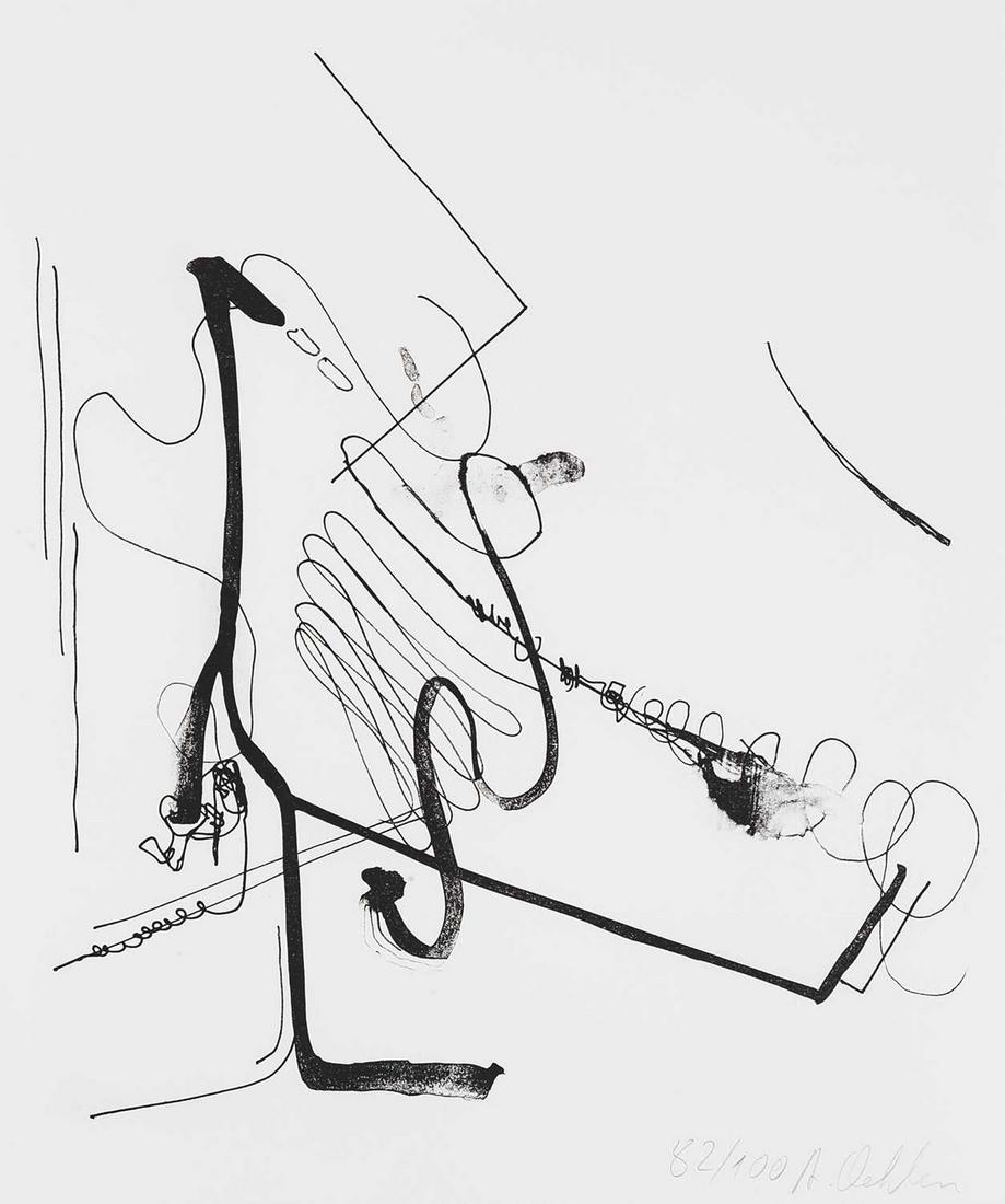 Albert Oehlen (German 1954-), 'Meditation On (1 of 1)