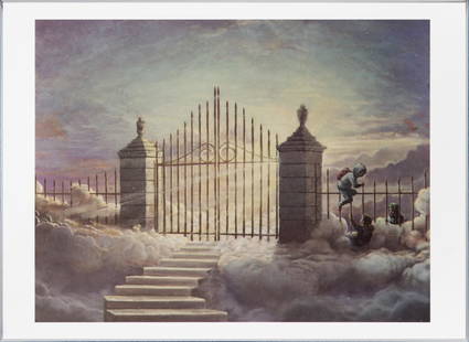 Banksy (British 1974-), 'Walled Off Hotel Postcard',: Banksy (British 1974-), 'Walled Off Hotel Postcard', 2017, bearing Bethlehem postal stamp verso; postcard: 10.6 x 14.8cm ARR