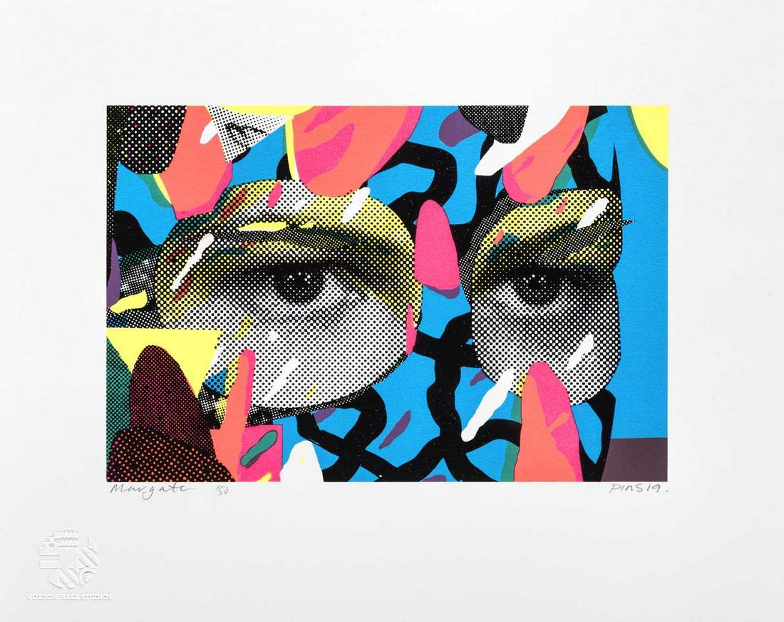 Paul Insect (British 1970-), 'In A Dreamland', 2019: Paul Insect (British 1970-), 'In A Dreamland', 2019, screenprint in colours on wove paper, signed, dated, inscribed 'Margate' and numbered from an edition of 50 in pencil, published by Coriander Studi