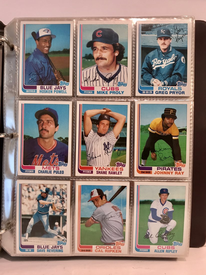 1981 to 1985 Topps Traded Baseball Sets w/ 1982 Ripken (1 of 4)