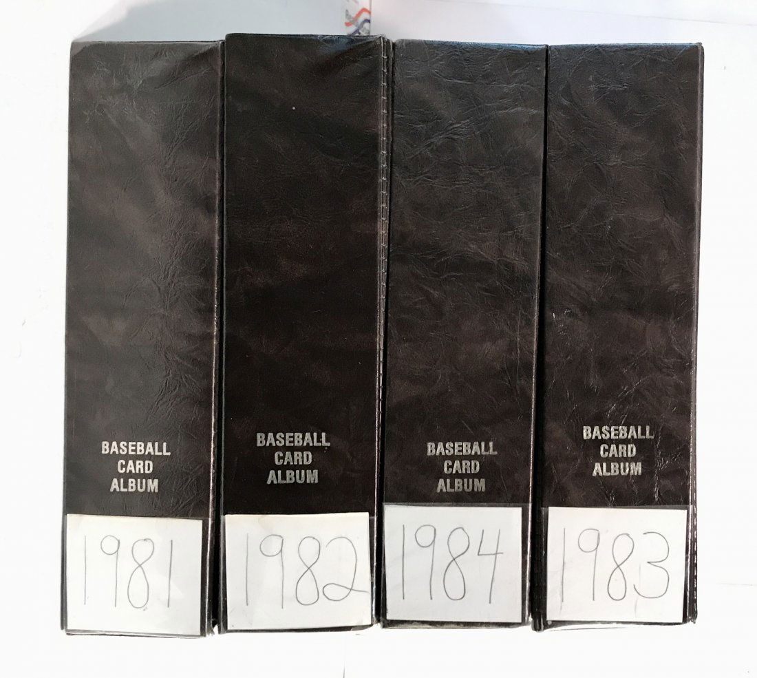 1981, 1982, 1983, 1984 Topps Baseball Card Sets (1 of 5)