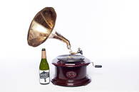 Decorative reproduction gramophone