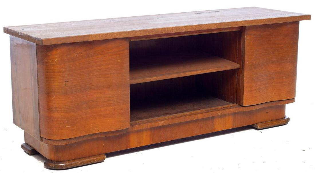 Contemporary console table: 19.5' tall x 49' wide x 15' deep