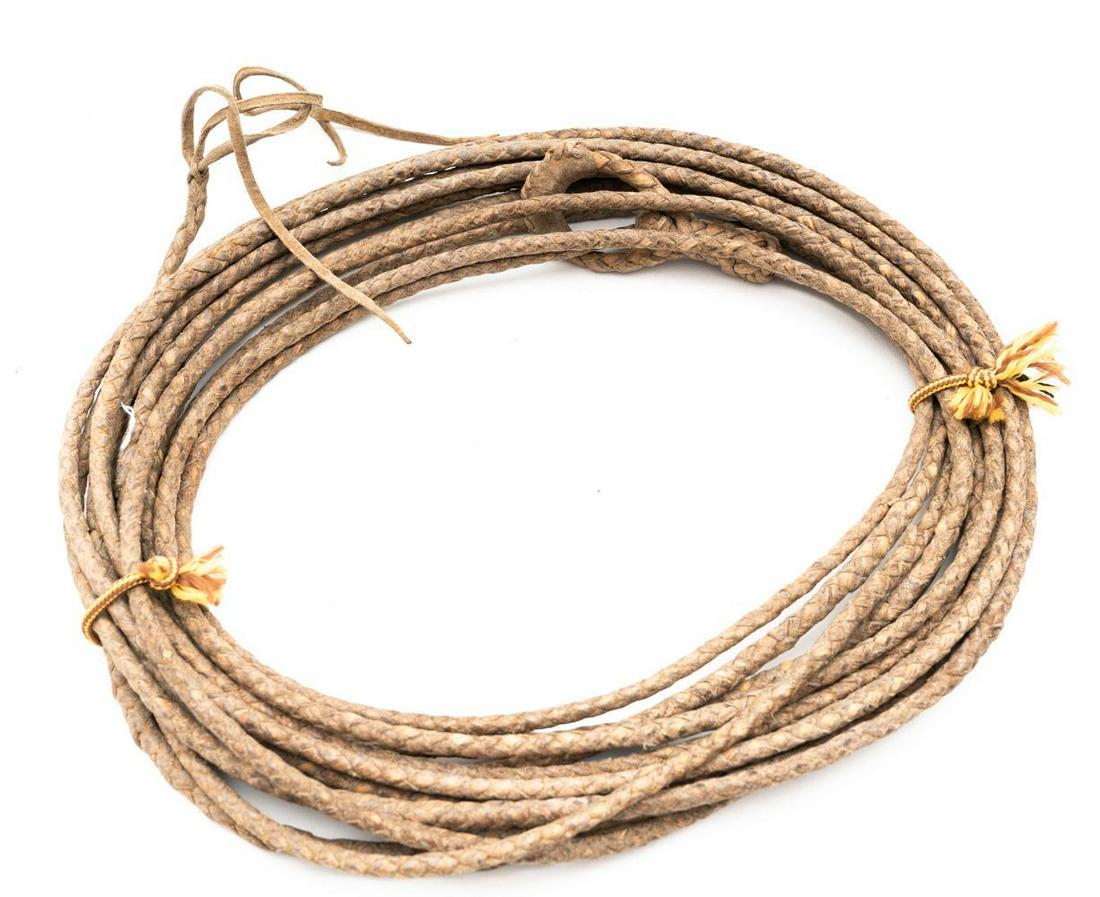 Vaquero rawhide riata: 16' diameter