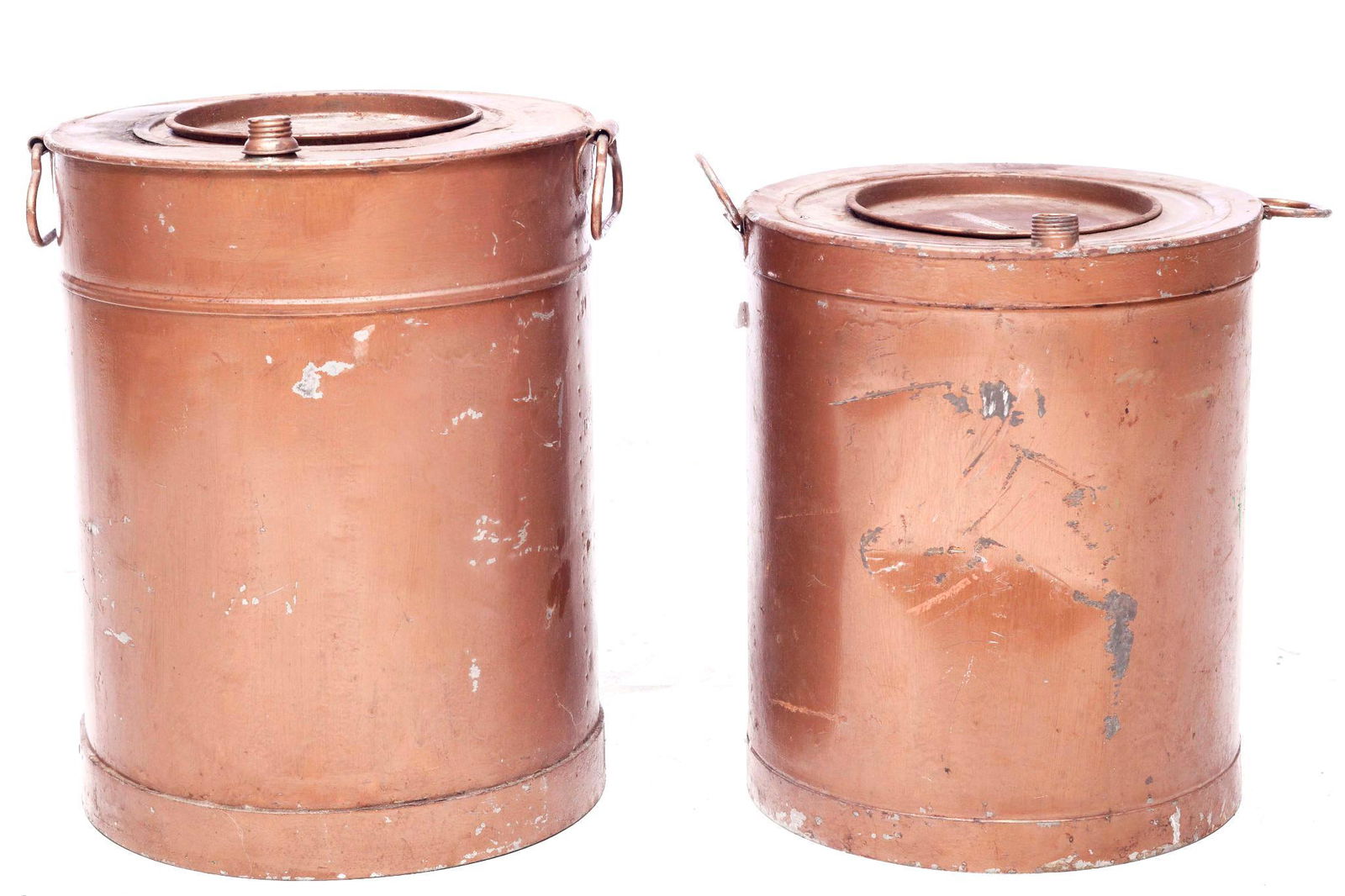 Pair of early metal gas cans (1 of 2)