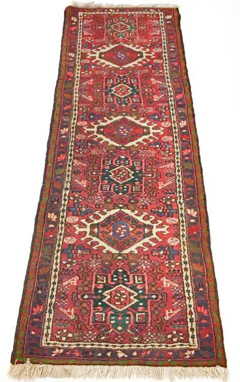 Handmade rug runner, 6' 7 x 2' 1: 6' 7 x 2' 1