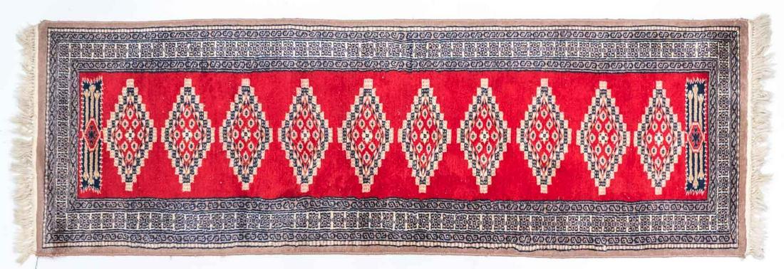 Handmade estate rug, 6" x 2" (1 of 6)