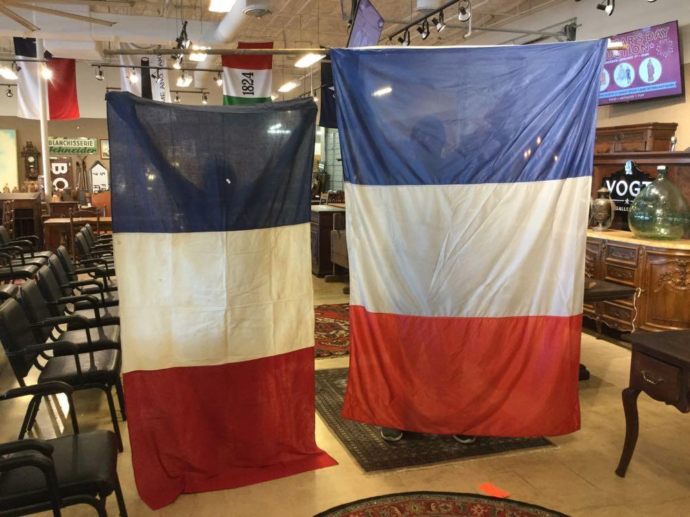Pair of French flags (1 of 2)