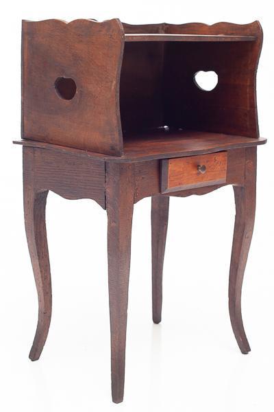 Primitive oak nightstand (1 of 4)