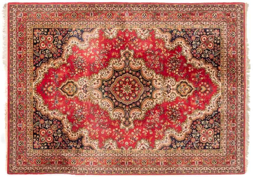 Machine-made estate rug, 11" 6" x 8" 3" (1 of 3)