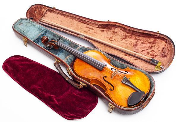 Violin with Bow & Case by Rocco Enrico fu Giuseppe: 32" long