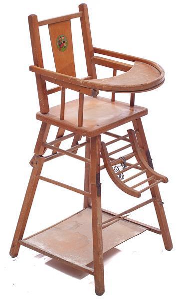Vintage Pine Metamorphic High Chair (1 of 5)