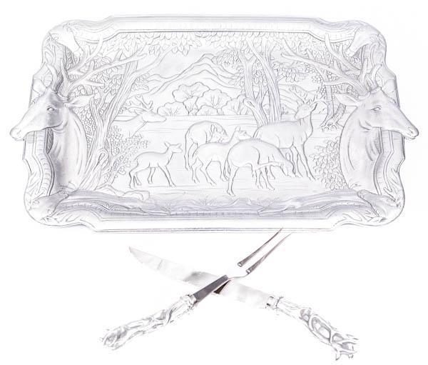 Three Piece Authur Court Hunting-Style Serving Set (1 of 5)