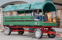 14-Seat Conestoga Wagon, built in La Joya TX