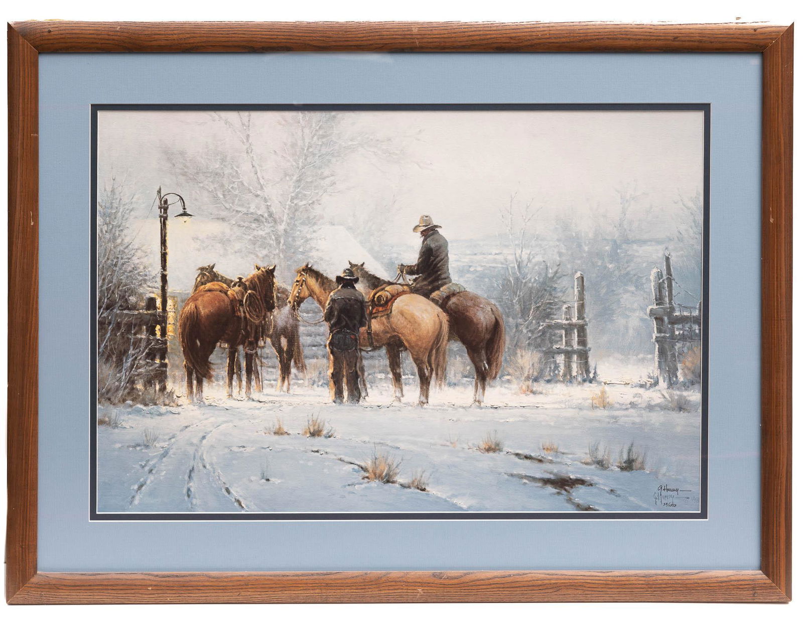 Signed and Framed Print by G. Harvey (1 of 3)