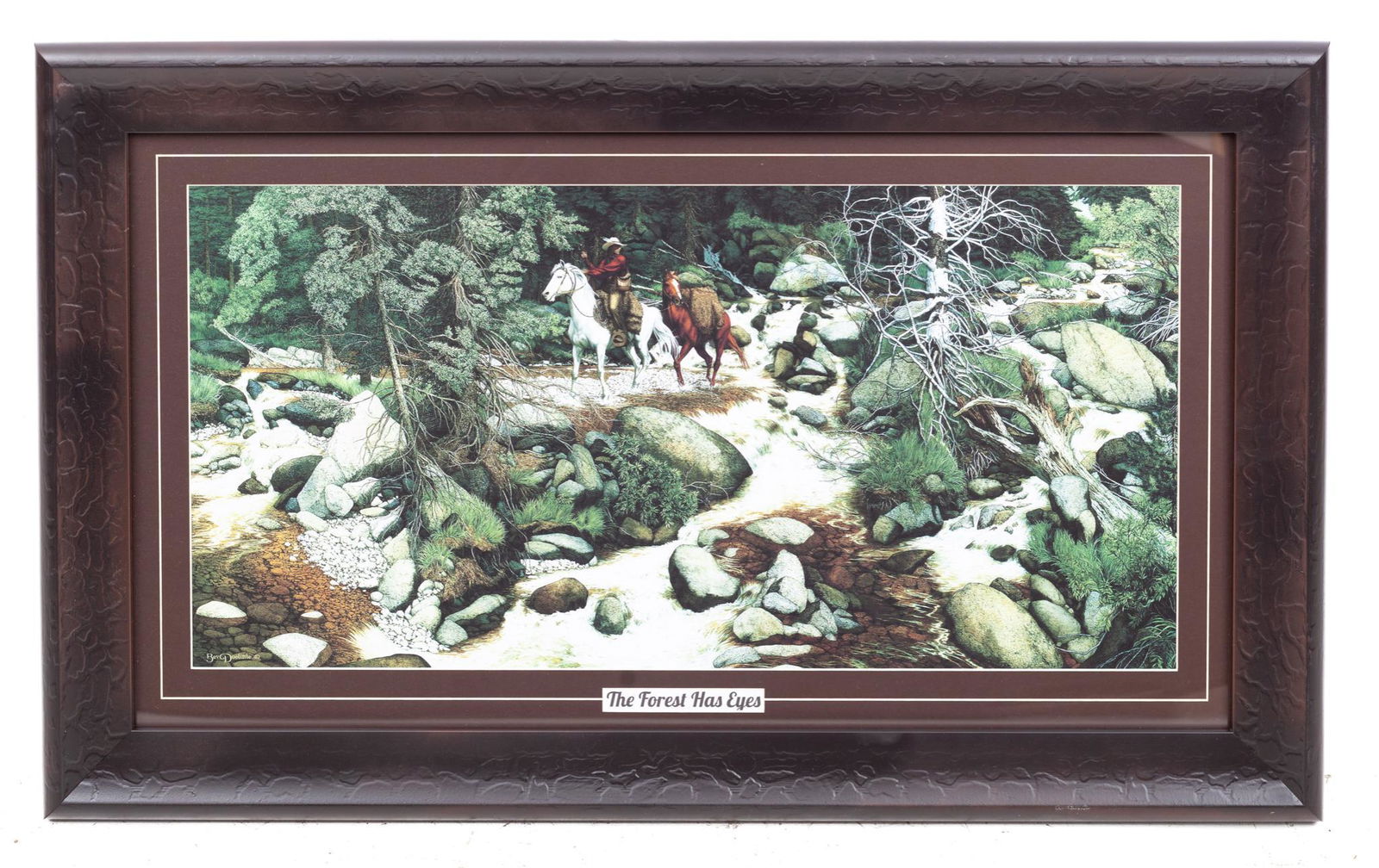 Bev Doolittle, Signed and Framed Print, "The Forest Has (1 of 4)