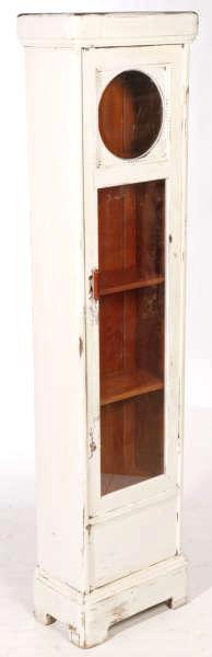 Painted Long Case Clock Converted to Cabinet, circa (1 of 4)