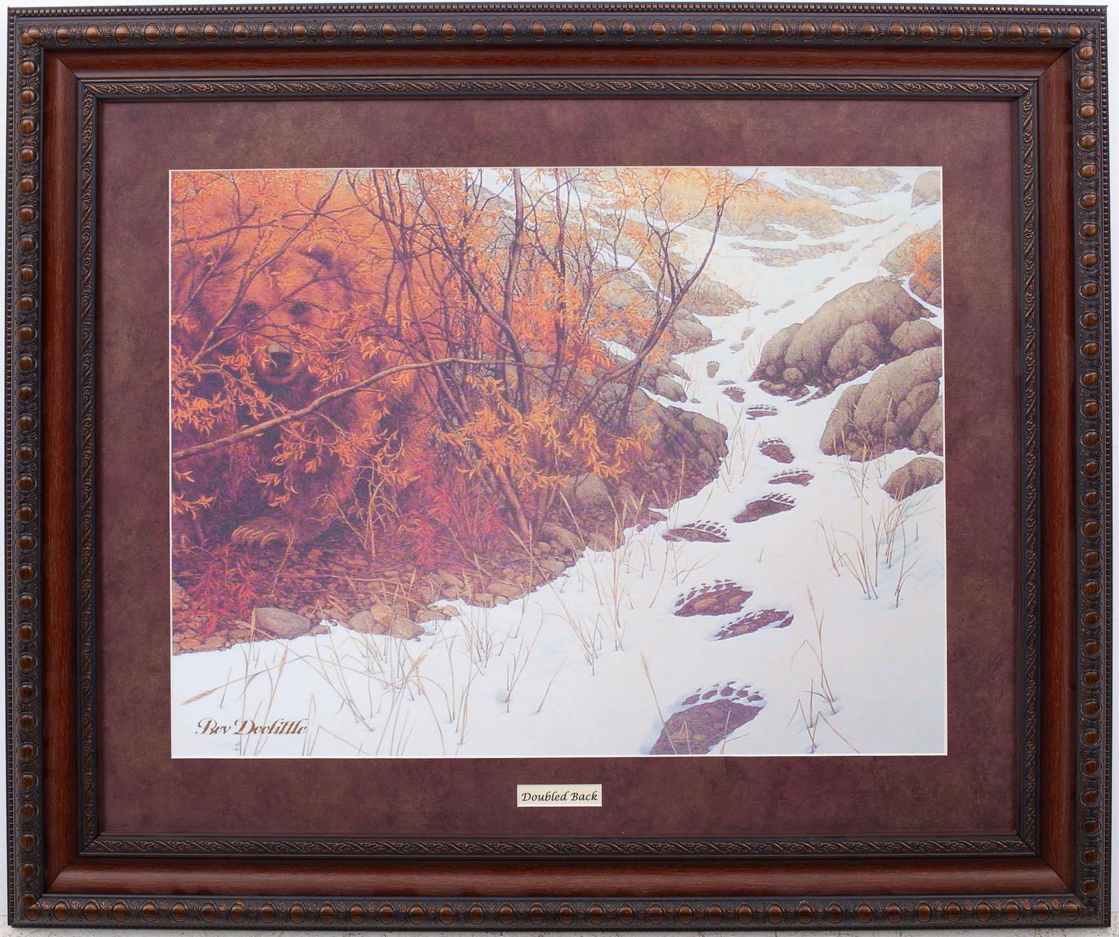 Bev Doolittle, Signed and Framed Print, "Doubled Back" (1 of 5)
