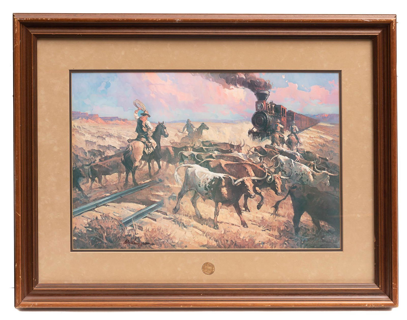 Signed and Framed Print by Robert Summers, "Fortune (1 of 5)