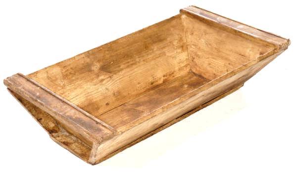 Large Primitive Oak Animal Feeder, circa 1900 (1 of 2)