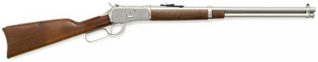 Rossi 357 MG Lever Action Rifle: Serial: SB001368 Manufacturer: Rossi Model: Puma M.92 Caliber: 357 MG Barrel length: 20" Condition: Very Good Provenance: The Estate of Dr. Thomas Romo, Jr. (San Antonio, Texas) ALL firearms and ammun