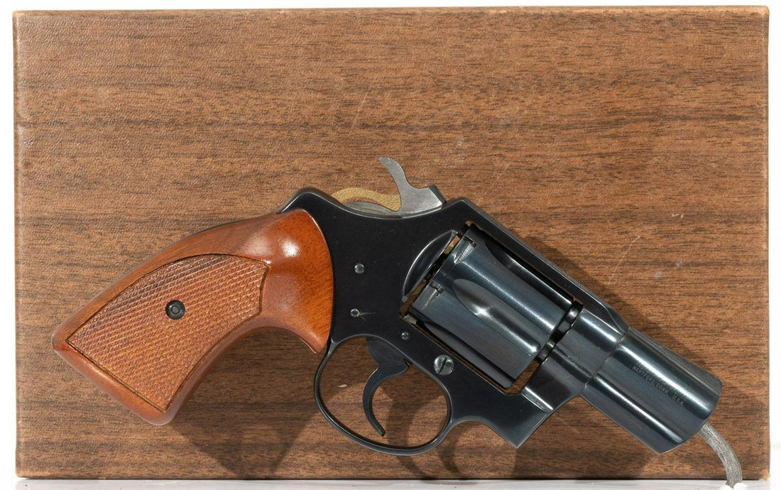 Colt Detective Special .38 Revolver: Serial: C08892 Manufacturer: Colt Model: Detective Special Caliber: .38 Barrel length: 2" Condition: Excellent; with box and papers Provenance: The Estate of Dr. Thomas Romo, Jr. (San Antonio, Texas) 