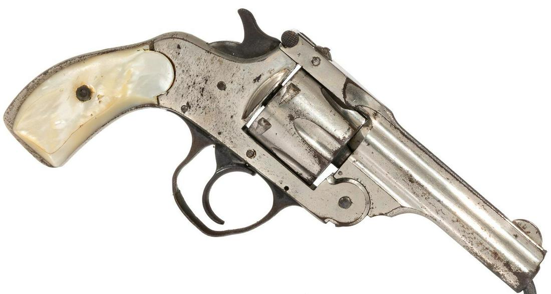 Forehand Arms .32 Break Top Revolver: Serial: 50437 Manufacturer: Forehand Arms Model: Caliber: Approx. .32 cal Barrel length: 3" Condition: Poor Provenance: The Estate of Dr. Thomas Romo, Jr. (San Antonio, Texas) ALL firearms and a