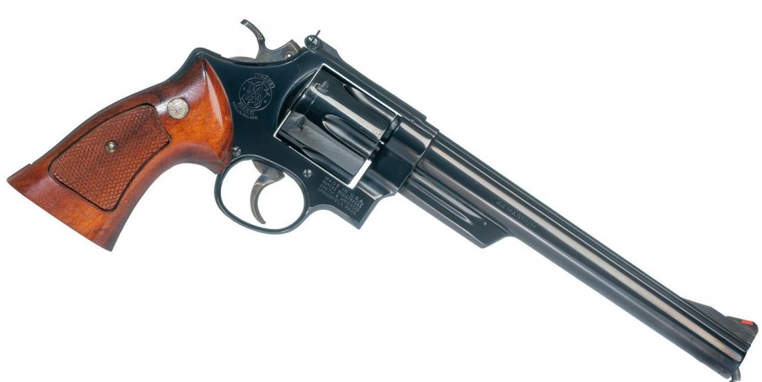 Smith & Wesson 29-2 Revolver: Serial: N132724Manufacturer: Smith & WessonModel: 29-2Caliber: .44 magCondition: Very GoodProvenance: The Estate of Dr. Thomas Romo, Jr. (San Antonio, Texas)ALL firearms and ammunition within this auc
