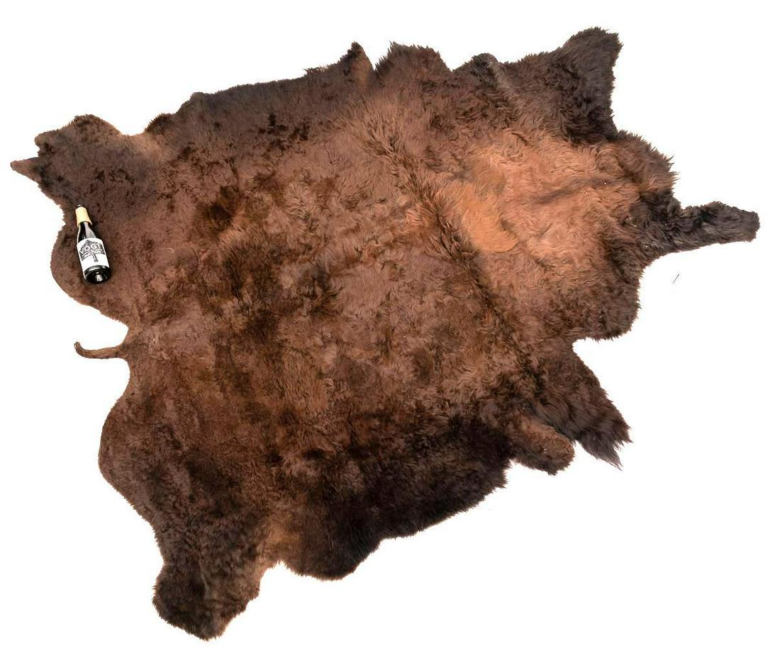 Large Buffalo Skin Taxidermy Rug (1 of 2)