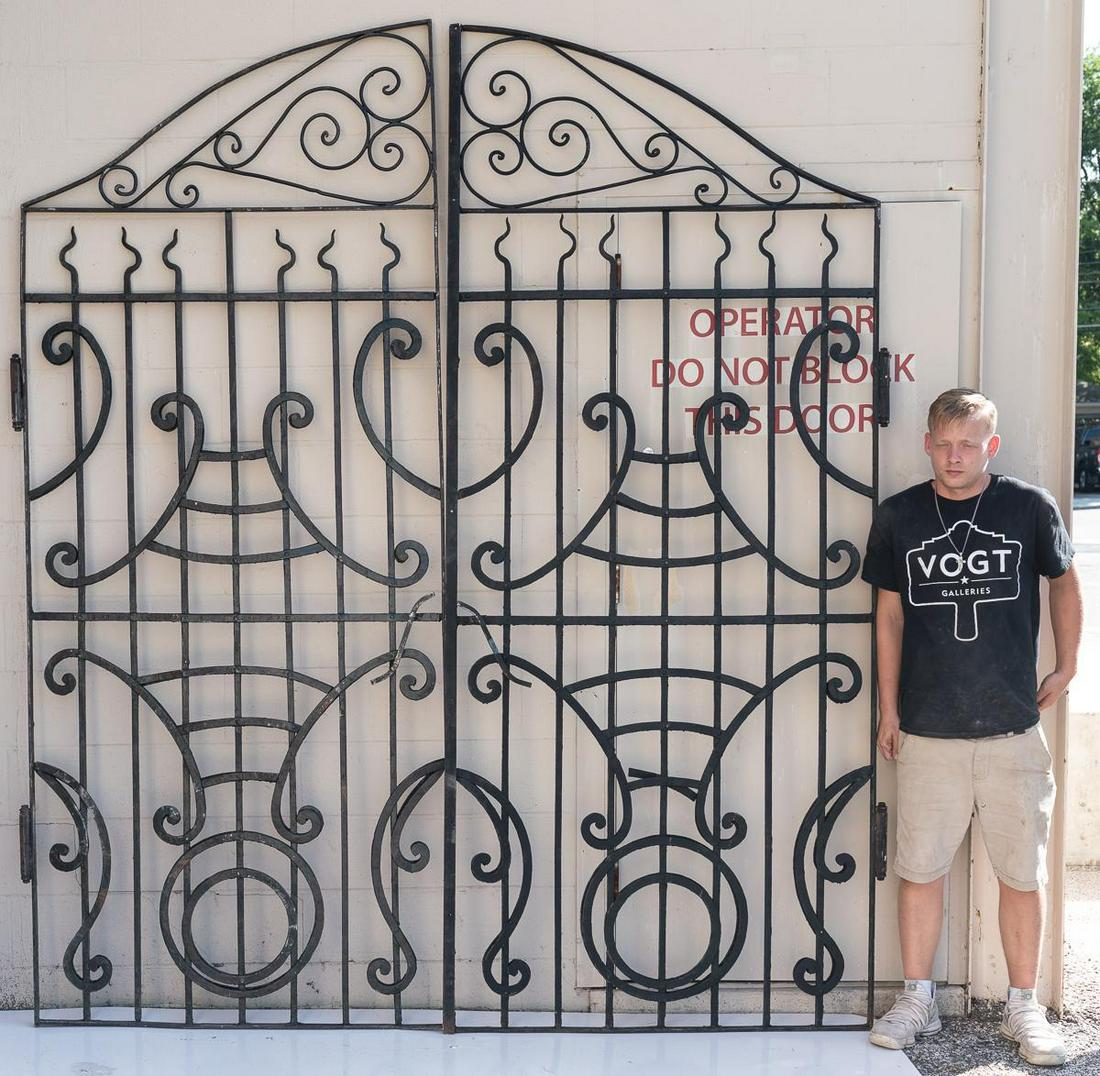 Pair of Ornate Iron Gates (1 of 2)