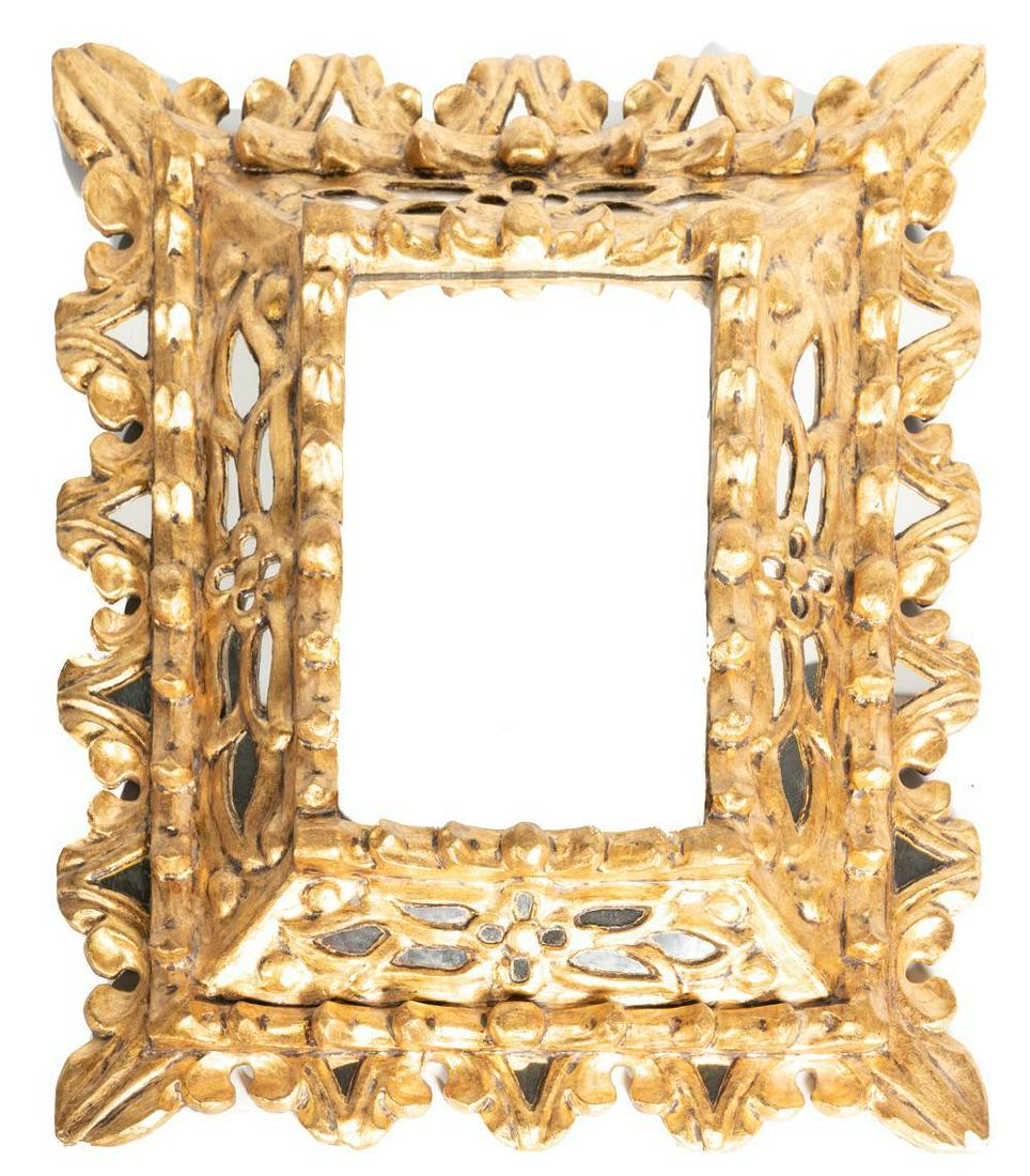 Ornate Gilt Framed Wall Mirror (1 of 2)