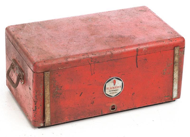 Painted Metal Blackhawk Tool Box (1 of 5)