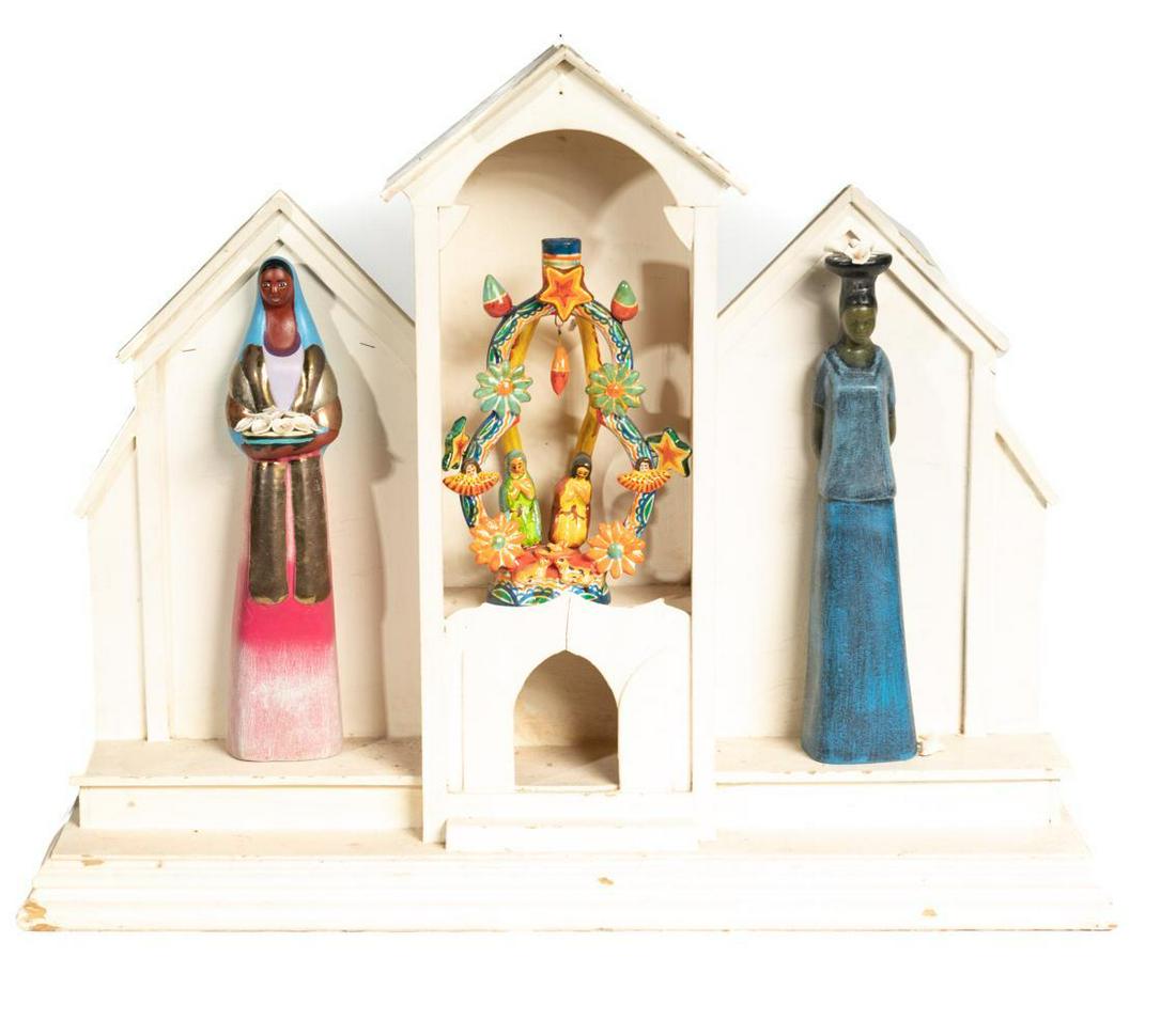 Mexican Folk Art Religious Niche (1 of 2)