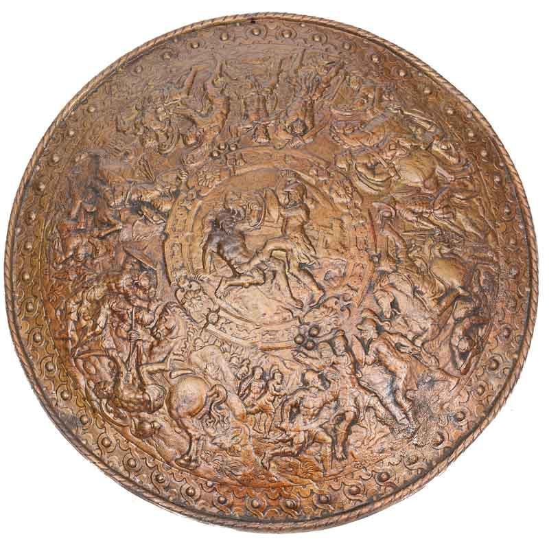 Heavy Cast Iron Roman-Style Wall Decoration (1 of 5)