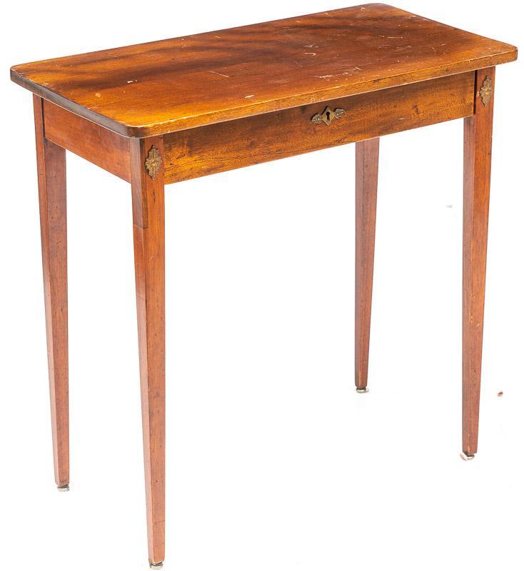 Tall Side Table with Single Drawer (1 of 4)