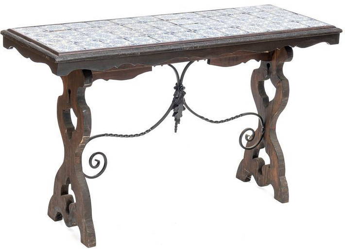 Tile Top Console Table