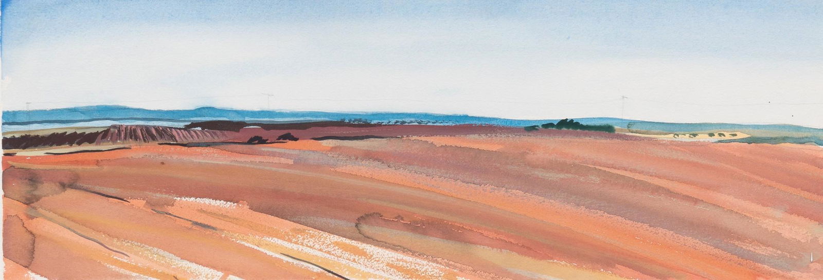 Kitty Welsh (20-21st c.), "Derby Fields", 1981 (1 of 4)