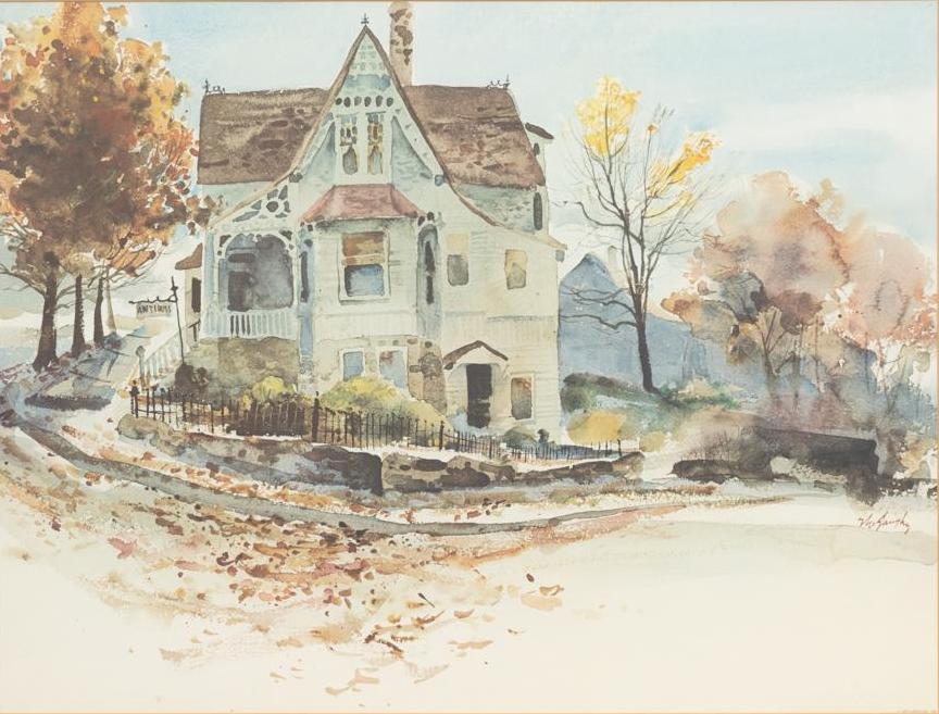 Clay McGaughy (B. 1931), Antiques Shop (1 of 4)