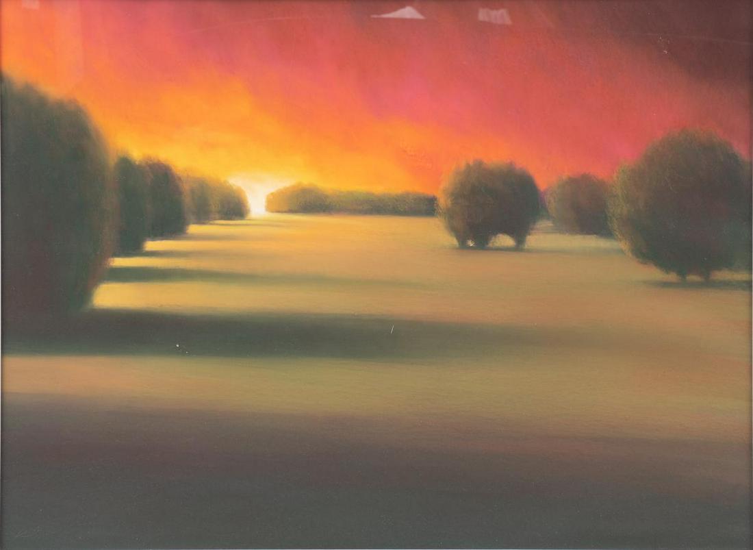 Unknown Artist, Evening Landscape (1 of 3)