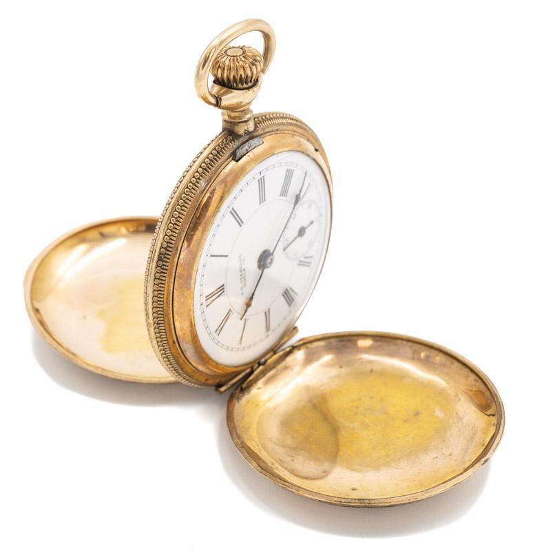 N.Y. Standard Pocket Watch: Provenance: A San Antonio, TX Estate N.Y. Standard pocket watch Note: This antique clock is sold "where-is, as-is" and Vogt Auction makes no guarantee as to the working order or completeness of this i