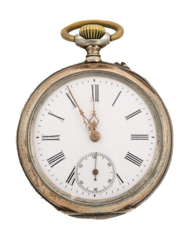 Vintage Pocket Watch: Provenance: A San Antonio, TX Estate Vintage pocket watch â€‹â€‹â€‹â€‹â€‹â€‹â€‹Note: This antique clock is sold "where-is, as-is" and Vogt Auction makes no guarantee