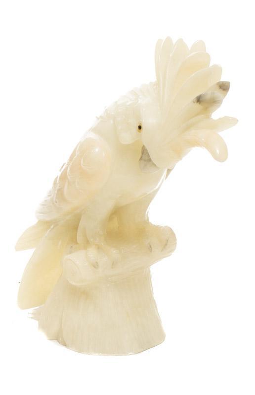 Unknown Artist, Alabaster Bird Sculpture (1 of 2)
