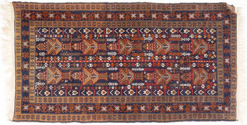 Handwoven Estate Rug, 6'5" x 3'4" (1 of 3)