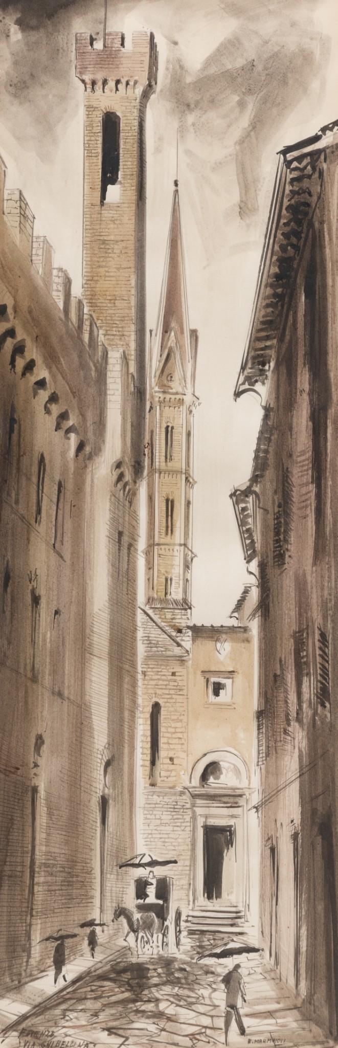 B. Marmaioli, "Firenze via Ghibellinaâ€ (1 of 5)