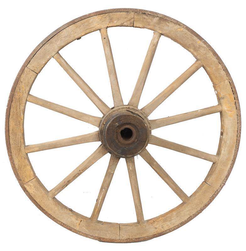 Large Rustic Wagon Wheel (1 of 2)