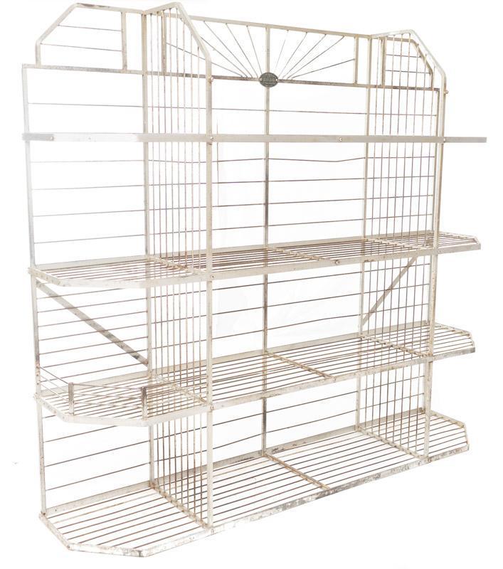 Art Deco Metal Wall Hanging Shelf (1 of 2)